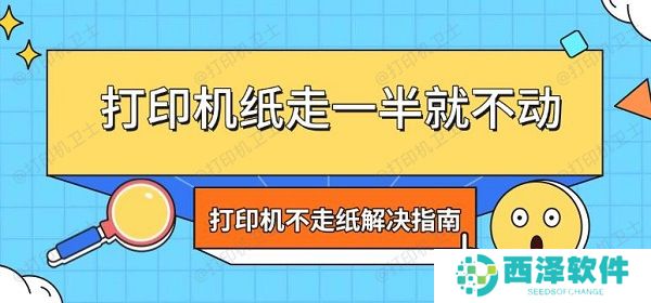 打印机纸走一半就不动 打印机不走纸解决指南